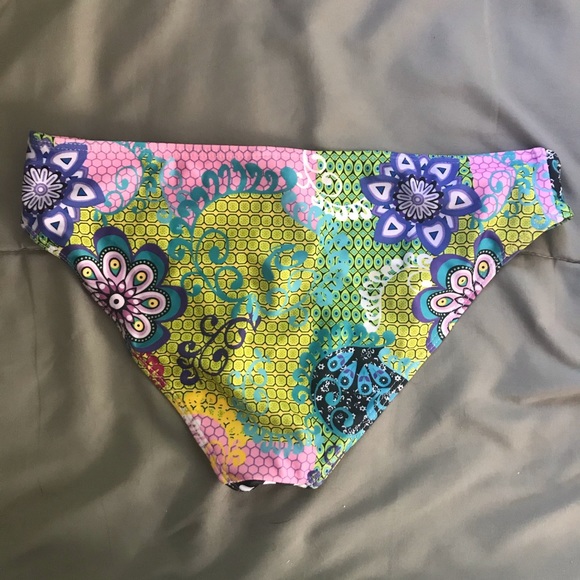 Colorful Patterned Bikini Bottom - Picture 2 of 3